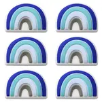 6Pcs Food Grade Eco-Friendly Silicone Focal Beads