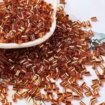 Baking Paint Glass Round Bugle Beads