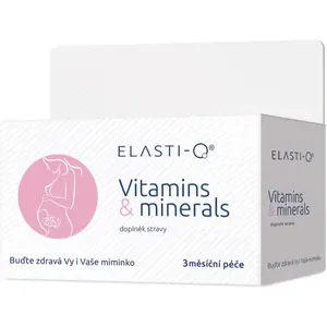 Elasti-Q Vitamins & Minerals tablety pro těhotné a kojící ženy 90 tbl