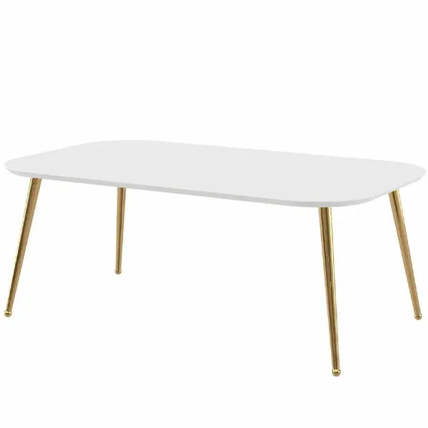 Konferenční stolek gendry - bílá