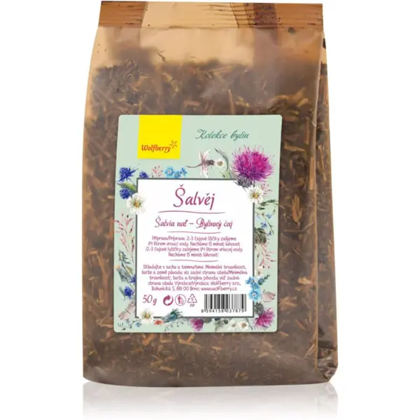 Wolfberry Kolekce bylin Šalvěj bylinný čaj sypaný 50 g