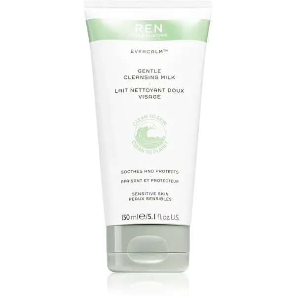 REN Evercalm Gentle Cleansing Milk jemné čisticí mléko s hydratačním účinkem pro citlivou pleť 150 ml