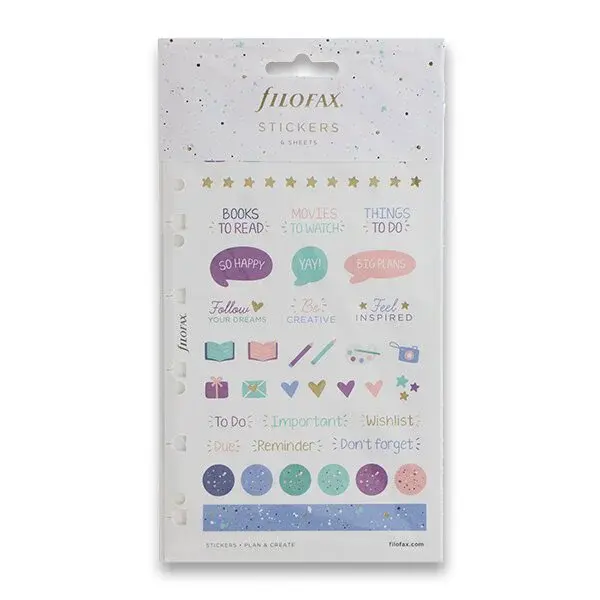 Samolepky Expressions náplň osobních/A5 diářů Filofax