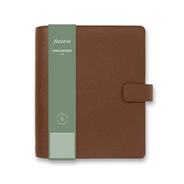 Diář A5 Filofax Camden - hnědý
