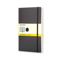 Zápisník Moleskine - měkké desky, S, čtverečkovaný - černý