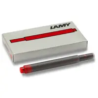 Inkoustové bombičky Lamy T 10, 5 ks - červené