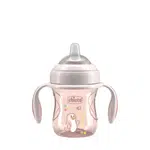 Chicco Hrneček Transition učící s držadly pink, 4m+