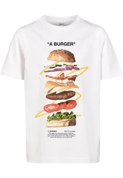 Kids A Burger Tee white