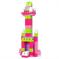 Mattel Mega bloks velký pytel kostek - růžový (80)