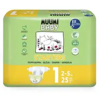 Moomin Baby 1 Novorozenec 2–5 kg (25 ks), eko pleny