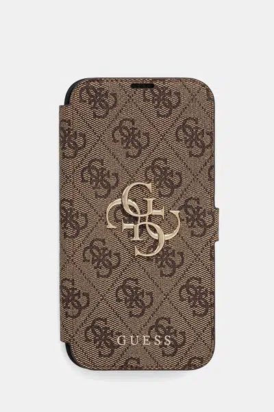 Obal na telefon Guess iPhone 16 Plus 6.7" hnědá barva, GUBKP16M4GMGBR