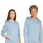Dětská mikina adidas Originals modrá barva, s kapucí, hladká, JX2741
