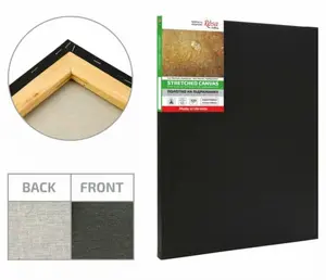 Barevné plátno Rosa černé – 24x30cm