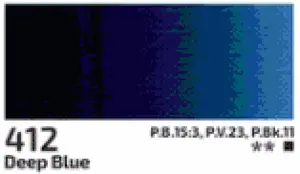 Akrylová barva Rosa 200ml – 412 deep blue