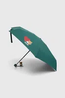Deštník Moschino zelená barva, 8188