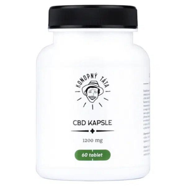 KONOPNÝ TÁTA CBD kapsle 1200mg 60 tablet