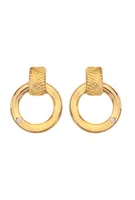 Hot Diamonds Elegantní pozlacené náušnice s diamanty Jac Jossa Hope DE677