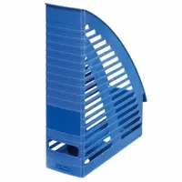 Herlitz - Stojan na spisy, modrý, neprůhledný