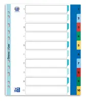 Oxford - Rozřaďovač Oxford A4/1-10 barev Maxi