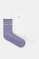 Ponožky Tommy Hilfiger 2-pack fialová barva, 701236458