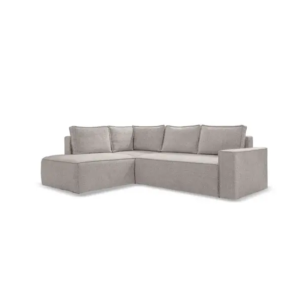 MID.YOU ROHOVÁ SEDAČKA, textil, šedá
