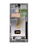 LCD + dotyk + přední kryt pro Samsung Galaxy S23 Ultra, lavender ( Service pack )