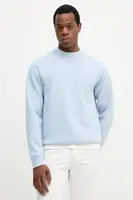 Mikina Tommy Hilfiger pánská, modrá barva, melanžová, MW0MW39397