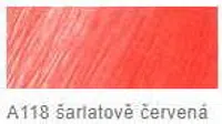 Akvarelová pastelka AD – 118 Scarlet red