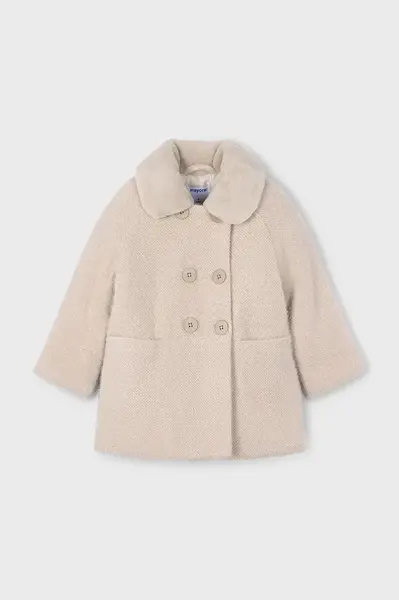 Dětský kabát Mayoral béžová barva, 4438