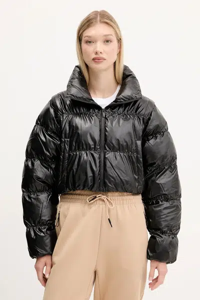 Bunda adidas Originals Essentials černá barva, zimní, JX2988