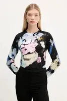 Svetr Desigual NENUFAR LACROIX dámský, černá barva, 25WWJF46