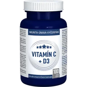 CLINICAL NUTRICOSMETICS Vitamin C + D3 100 kapslí