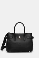 Kožená kabelka Patrizia Pepe černá barva, 8B0282 L162