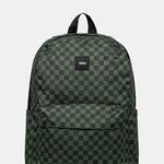 Batoh Vans Old Skool Grom Check zelená barva, velký, VN000J3KEN61