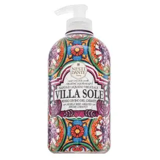 Nesti Dante Villa Sole tekuté mýdlo Vegetal Liquid Soap Rosso Divino del Chianti 500 ml