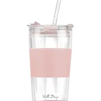 Šálek se brčkem Vialli Design Fuori 600 ml více barev