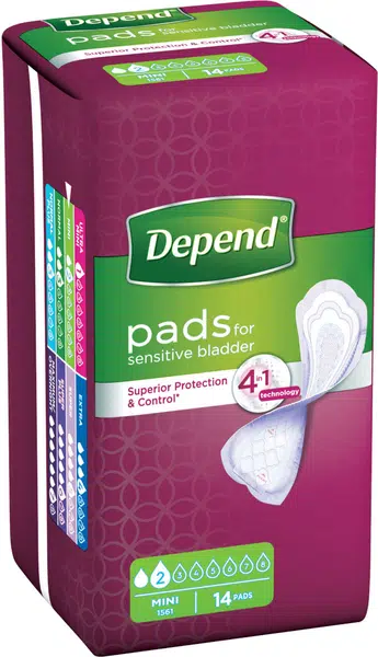 DEPEND Inkontinenční vložky  Mini 14 ks