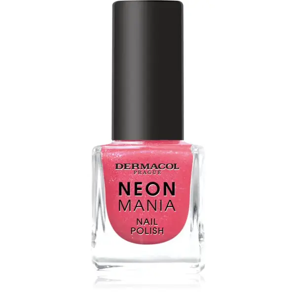 Dermacol Neon Mania lak na nehty odstín 7 Coral Sunset 5 ml
