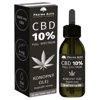 PHARMA ACTIV CBD 10% Konopný olej 1000mg 10 ml