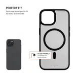 Zadní kryt FIXED MagMisty s podporou Magsafe pro Apple iPhone 15 Pro, černá