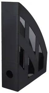 Herlitz - Stojan na spisy, černý, neprůhledný