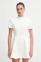 Šaty Bardot bílá barva, mini, 59907DB