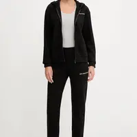 Tepláková souprava EA7 Emporio Armani dámská, černá barva, AF10443.7W000802