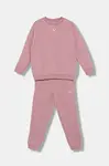 Dětská tepláková souprava Puma Loungewear Oversized Sweat Suit FL G růžová barva, 689727
