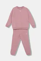 Dětská tepláková souprava Puma Loungewear Oversized Sweat Suit FL G růžová barva, 689727