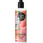 Organic Shop Aktivní osvěžující sprchový gel Grapefruit a limetka (Active Invigorating Shower Gel) 280 ml