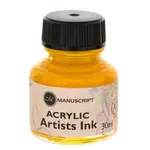 Kaligrafický inkoust Manuscript 30ml – žlutý brilantní