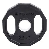 inSPORTline Pogumovaný olympijský kotouč  Ruberton 2,5 kg 50 mm