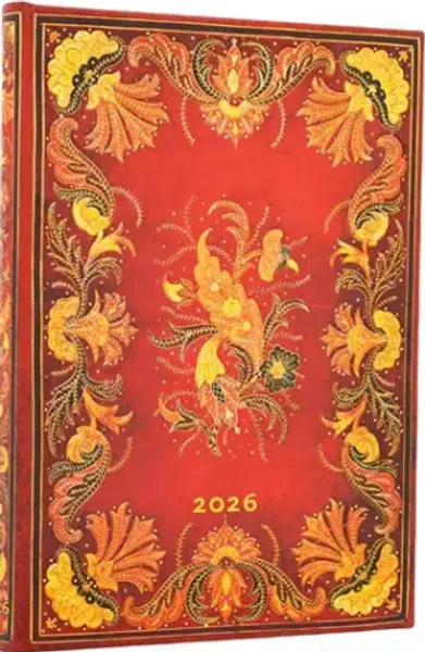 Diář Paperblanks 2026, Fiammetta - 12M, Midi, horizontální