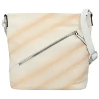 Trendy dámská koženková crossbody kabelka Ewoona, bílá
